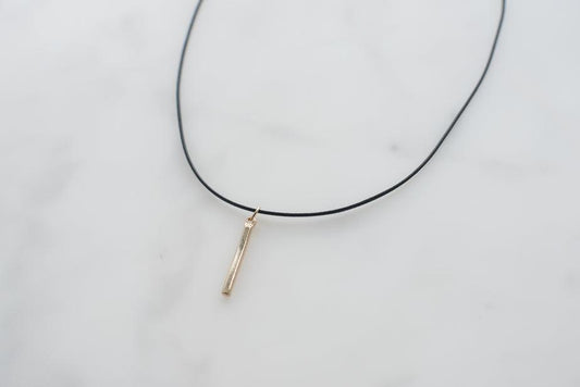 Choker with Gold Pendant - anhth-joy-prod